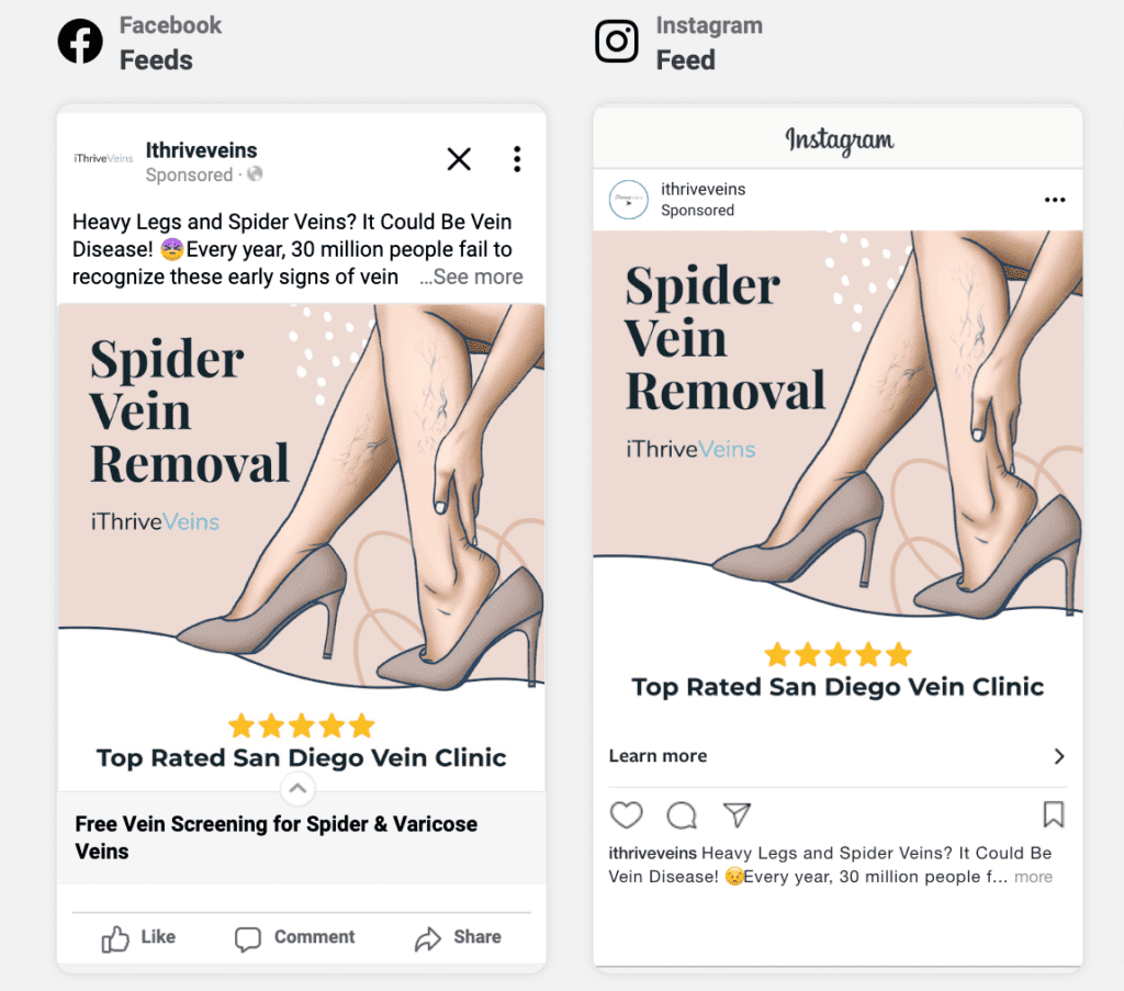 meta ads example